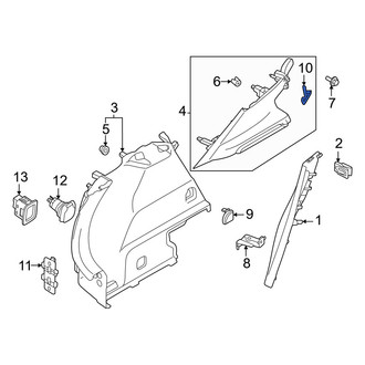 Volvo OE - Upper Quarter Panel Trim Cap