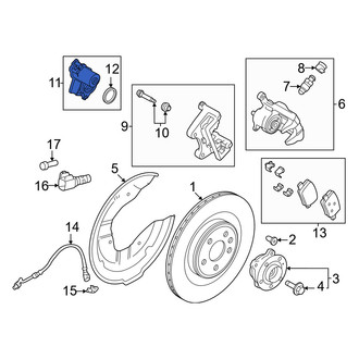 Volvo OE - Rear Left Parking Brake Actuator