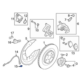 Volvo OE - Brake Hydraulic Hose Lock Clip
