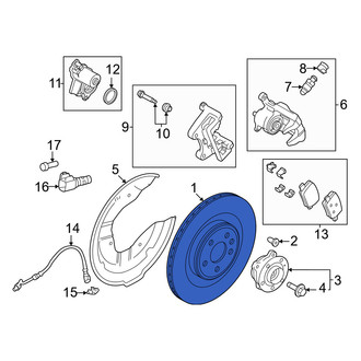 Volvo OE - Rear Disc Brake Rotor