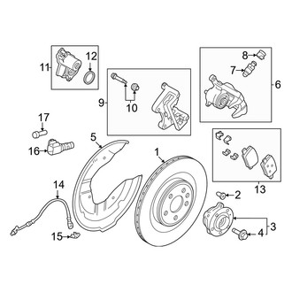 Volvo OE - Rear Suspension - Brake Components