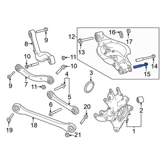 Volvo OE - Lower Outer Suspension Control Arm Bolt