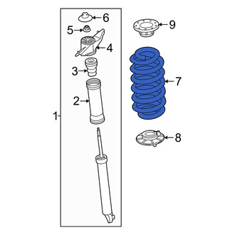 Volvo OE - Rear Coil Spring