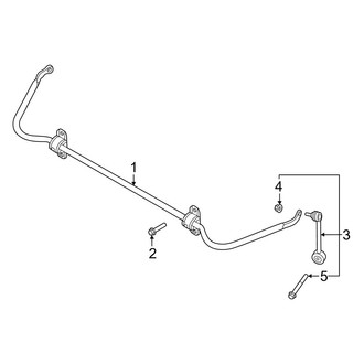 Volvo OE - Rear Suspension - Stabilizer Bar & Components