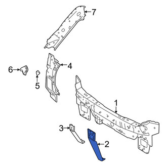 Volvo OE - Center Rear Body Panel Bracket