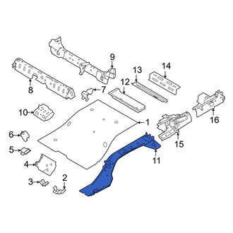 Volvo OE - Rear Left Floor Pan Reinforcement