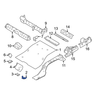 Volvo OE - Front Floor Pan Bracket