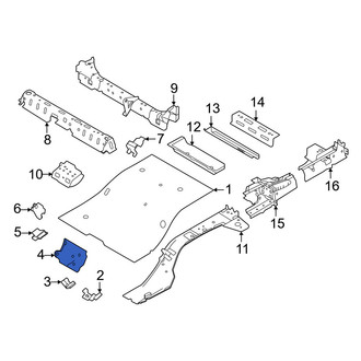 Volvo OE - Battery Tray Bracket