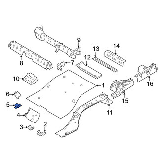 Volvo OE - Center Floor Pan Bracket