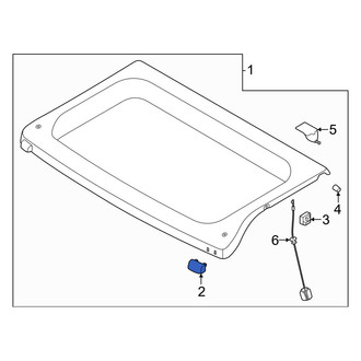 Volvo OE - Outer Cargo Cover Insulator