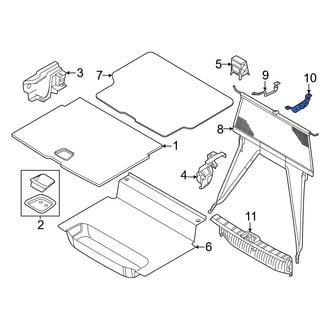 Volvo OE - Left Cargo Net Bracket