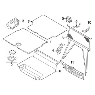 Volvo OE - Rear Body & Floor - Interior Trim (Floor Trim)