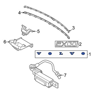 Volvo OE - Rear Hatch Emblem