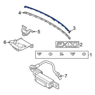 Volvo OE - Rear Upper Liftgate Finish Panel