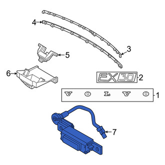 Volvo OE - Rear Liftgate Latch Release Switch