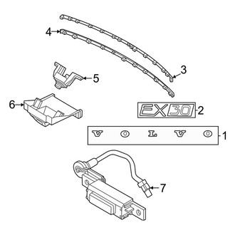 Volvo OE - Lift Gate - Exterior Trim