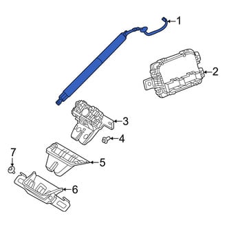 Volvo OE - Left Tailgate Lift Motor