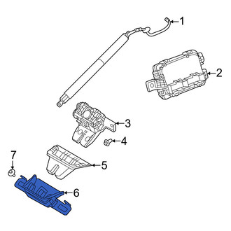 Volvo OE - Rear Liftgate Lock Striker Plate