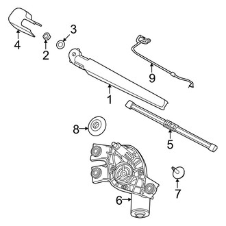 Volvo OE - Lift Gate - Wiper & Washer Components