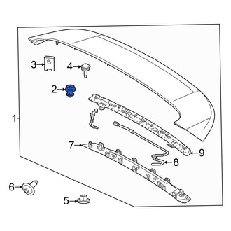 Volvo OE - Spoiler Clip