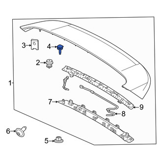 Volvo OE - Spoiler Screw