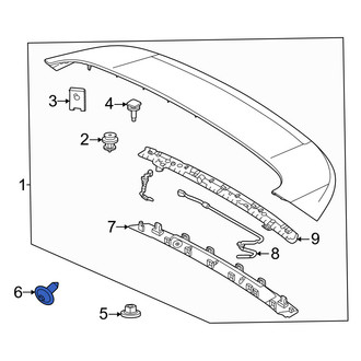Volvo OE - Spoiler Screw
