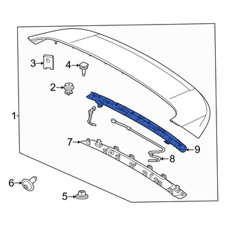 Volvo OE - Rear Center High Mount Stop Light