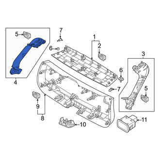 Volvo OE - Rear Left Liftgate Trim