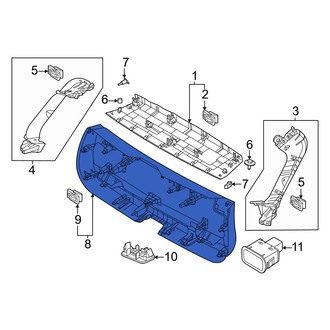 Volvo OE - Rear Lower Liftgate Trim