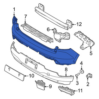 Volvo OE - Rear Upper Bumper Cover
