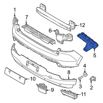Volvo OE - Rear Left Outer Bumper Cover Bracket