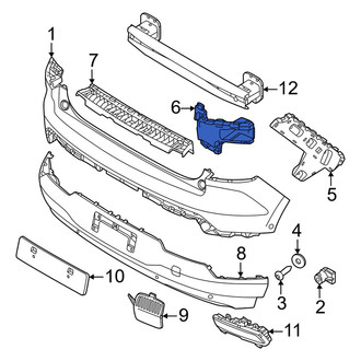 Volvo OE - Rear Left Inner Bumper Cover Bracket