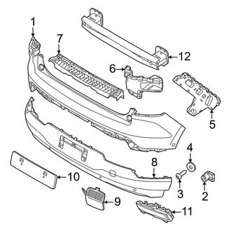 Volvo OE - Rear Bumper - Bumper & Components
