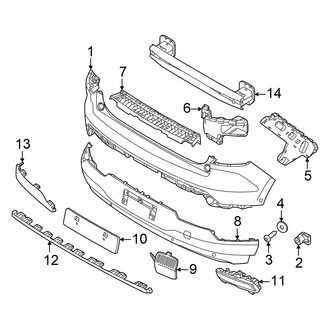 Volvo OE - Rear Bumper - Bumper & Components