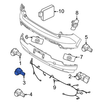 Volvo OE - Rear Center Parking Aid Sensor