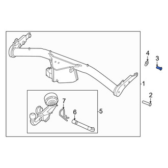 Volvo OE - Trailer Hitch Receiver Bolt