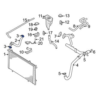 Volvo OE - Upper Radiator Hose Clamp