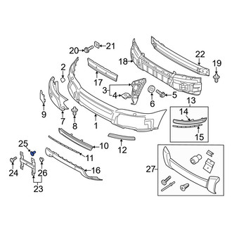 Volvo OE - License Plate Bracket Grommet