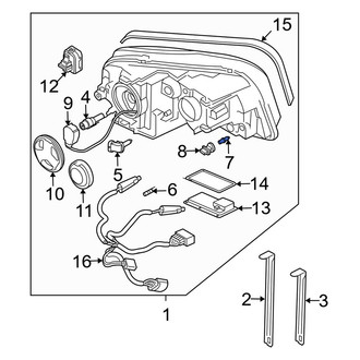Volvo OE - Side Marker Light Bulb