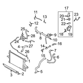 Volvo OE - Cooling - Radiator & Components (2.5L)