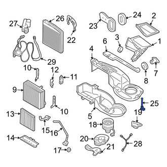 Volvo OE - A/C Evaporator Temperature Sensor