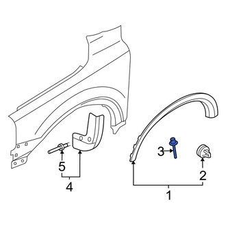 Volvo OE - Quarter Panel Splash Shield Rivet