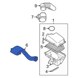 Volvo OE - Engine Air Intake Hose