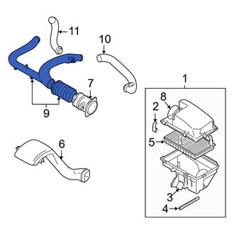 Volvo OE - Engine Air Intake Hose