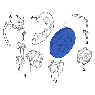 Volvo OE - Front Disc Brake Rotor