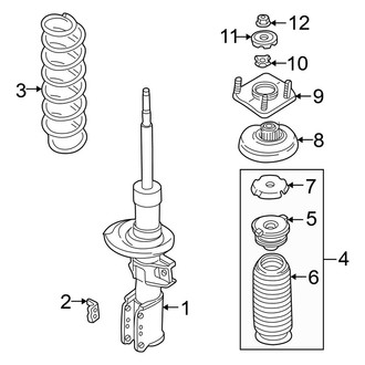 Volvo OE - Front Suspension - Struts & Components