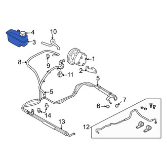 Volvo OE - Power Steering Reservoir
