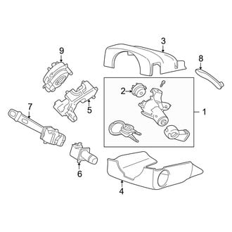 Volvo OE - Steering Column - Shroud, Switches & Levers (3.2)