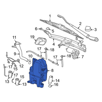 Volvo OE - Front Washer Fluid Reservoir