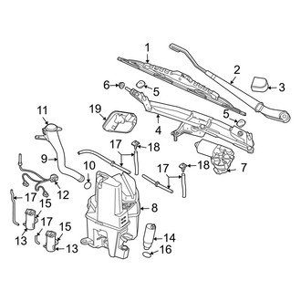 Volvo OE - Windshield - Wiper & Washer Components